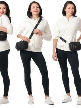 biaggi Gray Crossbody Bag